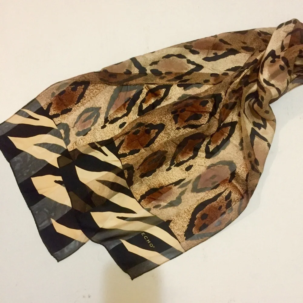 ECHO Animal Pattern Scarf